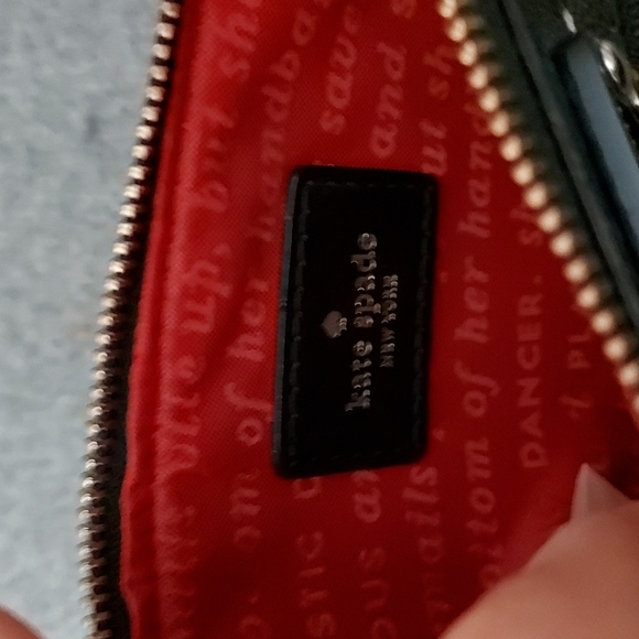 Kate Spade Black and White Polka Dot Wristlet - Picture 5 of 7